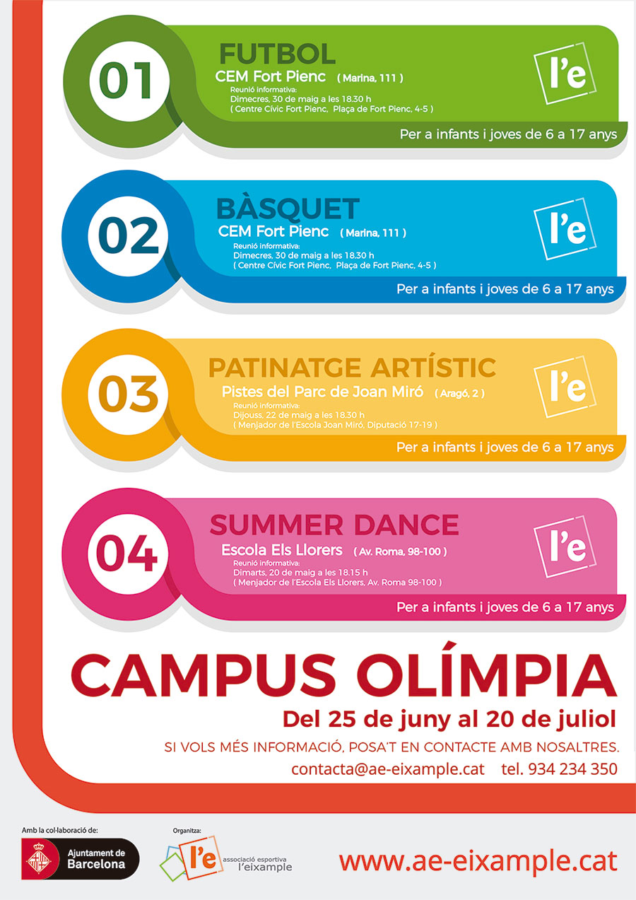 Campus Olímpia - Estiu 2018